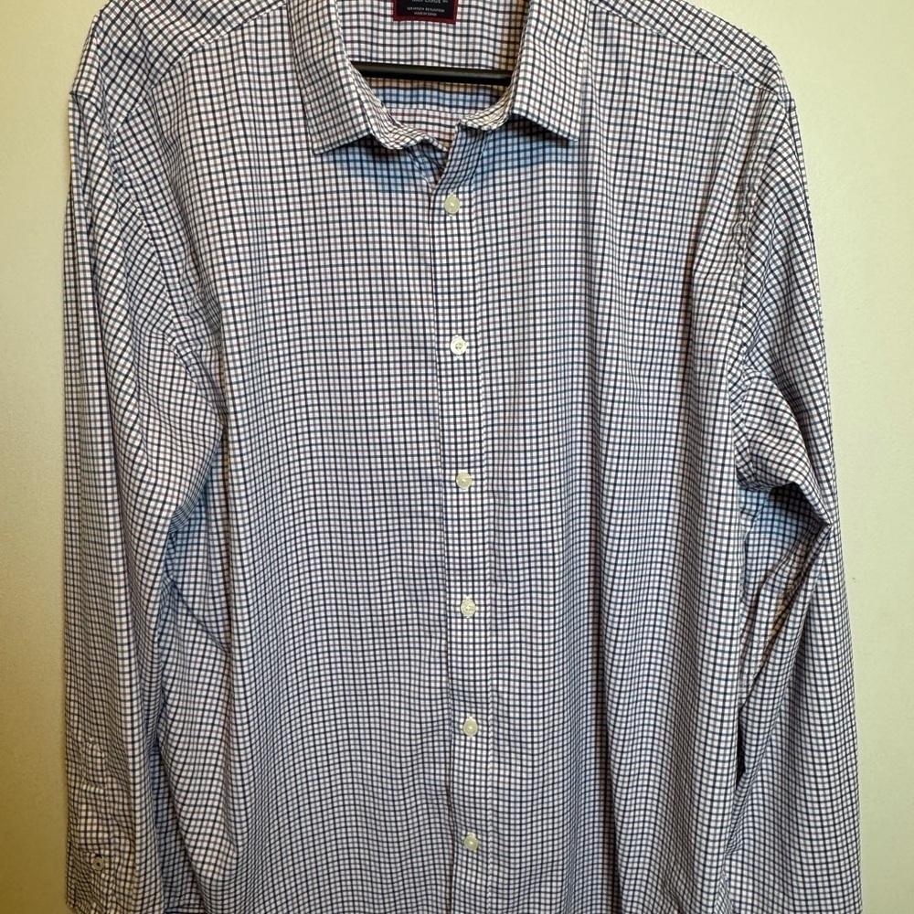 UNTUCKit ‎ Erbach Pink Men's Long Sleeve Shirt  Small Plaid XXXL - Picture 6 of 10